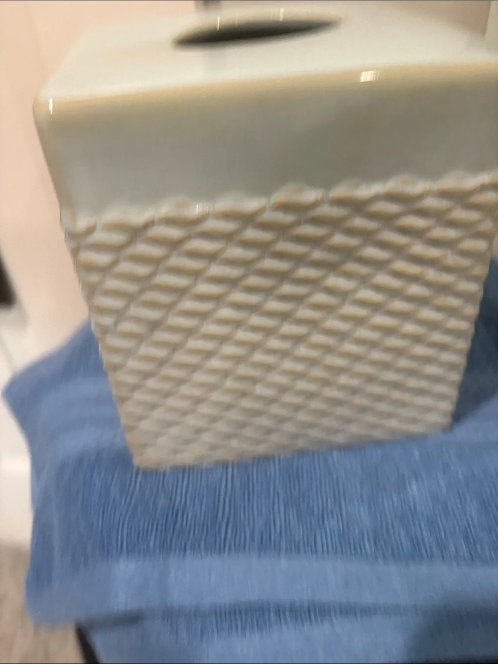 Textured Ceramic Vase in Cream